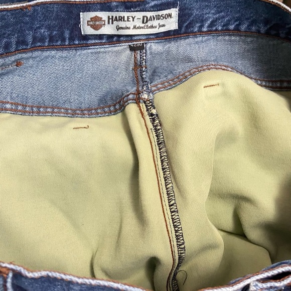 Vintage Harley-Davidson Lined Riding Denim Motor Cycle Clothes Jeans - Picture 4 of 16